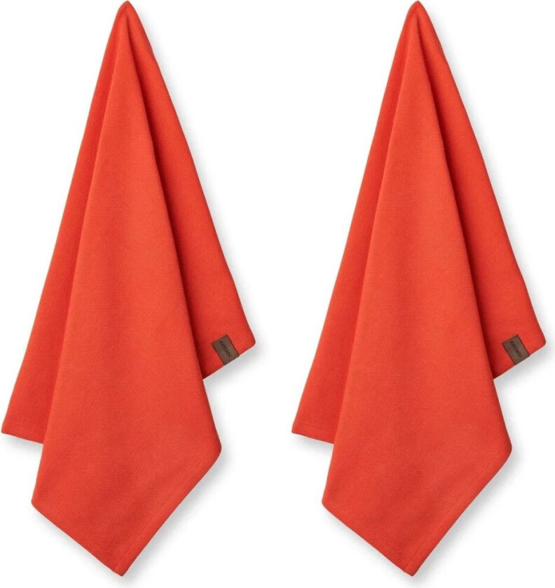 økologisk kjøkkenhåndkle 45 x 70 cm 2-pakning Red grape