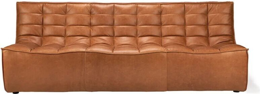 N701 sofa 3-seter Skinn Old Saddle