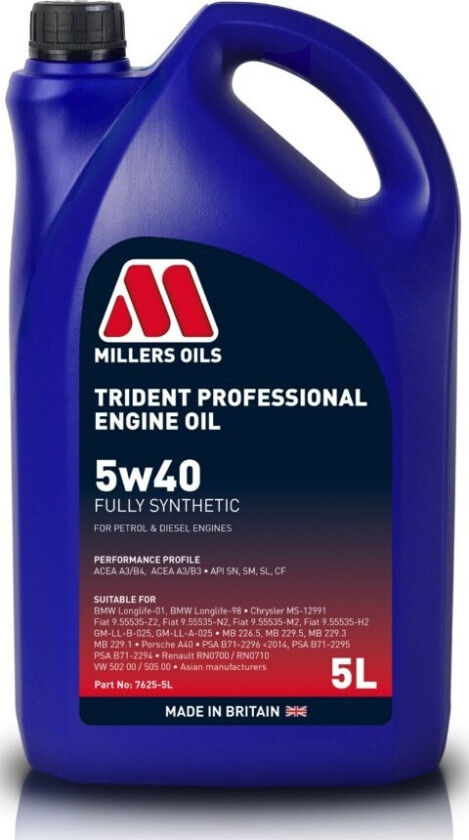 Motorolje MILLERS OILS 7625-5