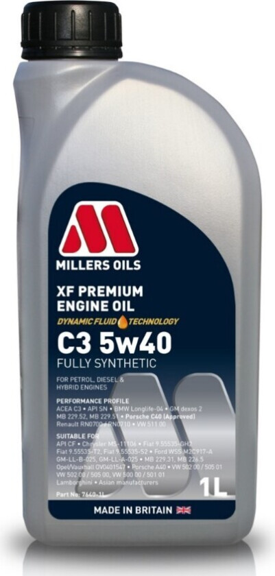 Motorolje MILLERS OILS 7640-1