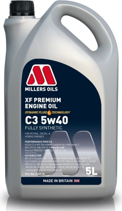 Motorolje MILLERS OILS 7640-5