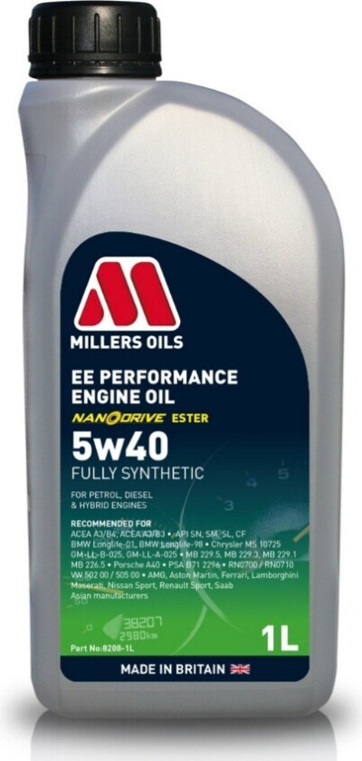 Motorolje MILLERS OILS 8208-1