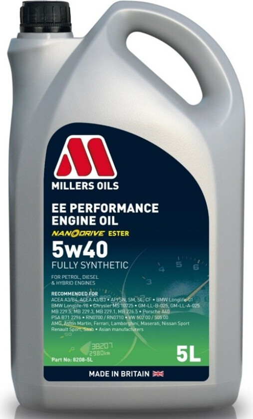Motorolje MILLERS OILS 8208-5