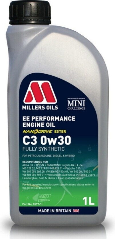 Motorolje MILLERS OILS 8597-1