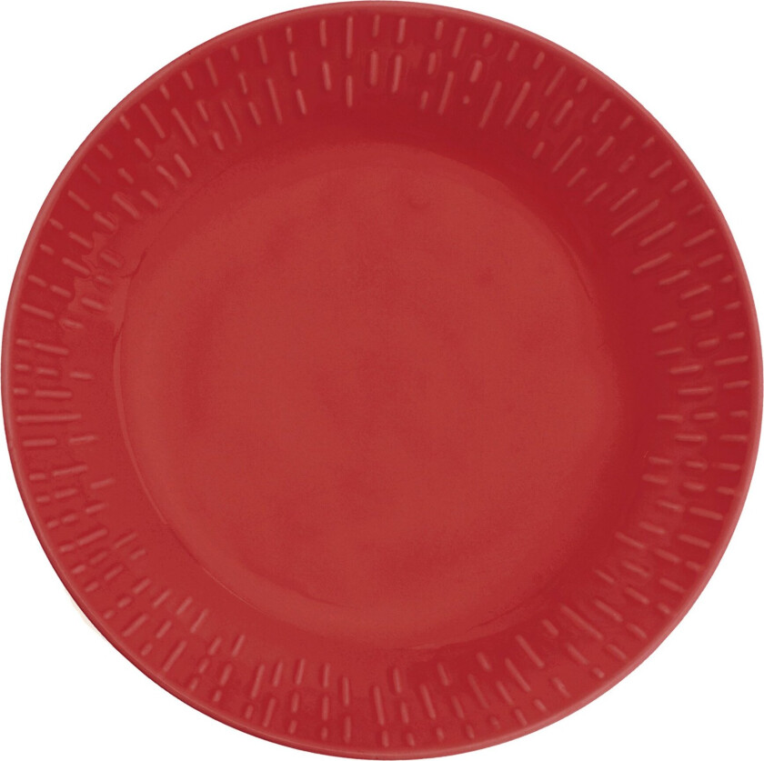 - Life in Colour - Confetti - Chili pasta plate w/relief porcelain (13464)