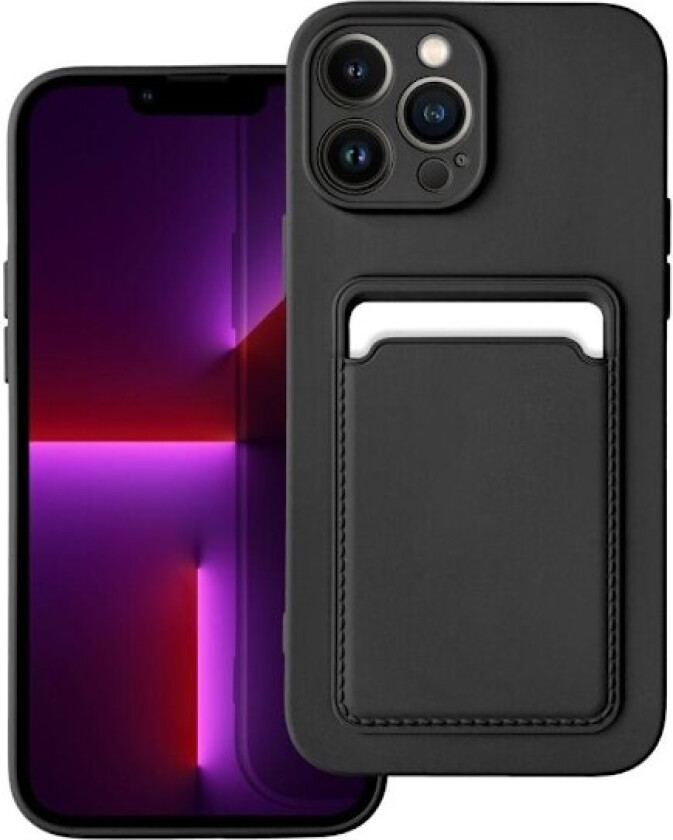 iPhone 13 Pro Max Deksel med Kortspor fra Forcell - Svart