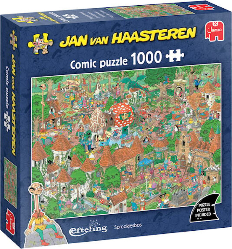 Jan Van Haasteren Eventyrskogpuslespill 1000 brikker
