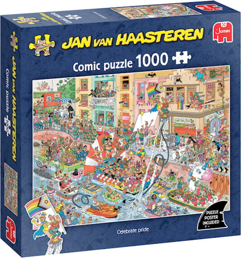 Jan Van Haasteren Celebrate Pride Puslespill 1000 brikker