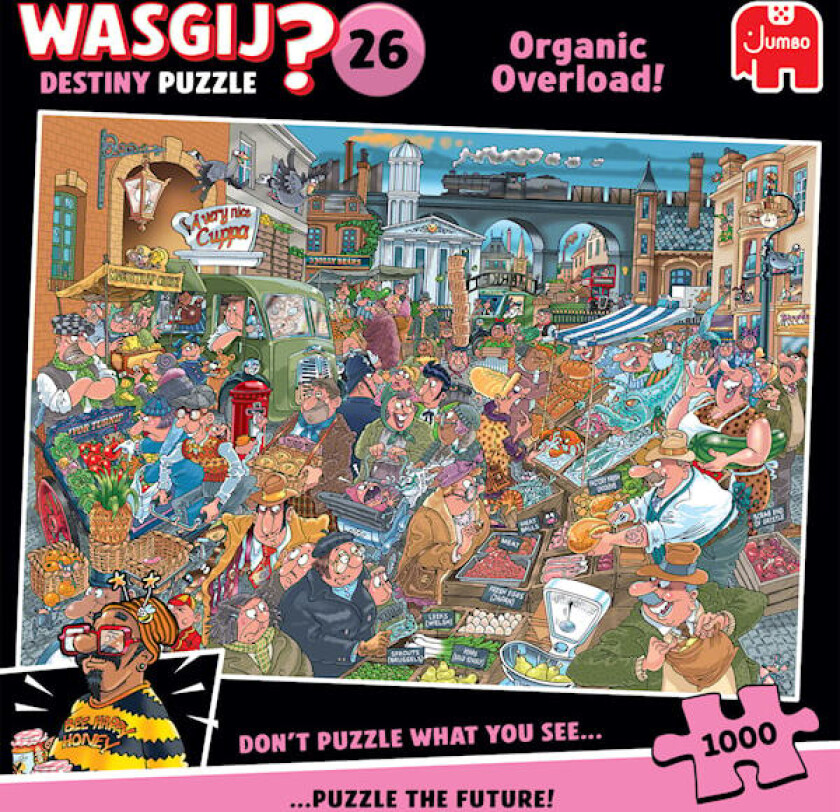 Wasgij Destiny 26 - Organic Overload puslespill 1000 brikker