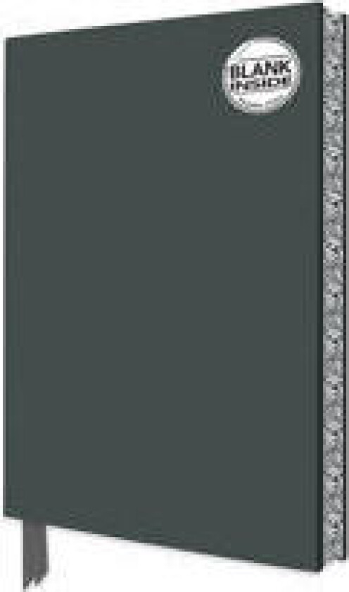 Charcoal Blank Artisan Notebook (Flame Tree Journals)