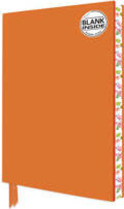 Orange Blank Artisan Notebook (Flame Tree Journals)