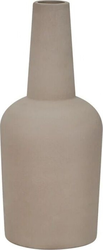Dome vase grey engobe, large