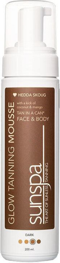 X Hedda Skoug Glow Tanning Mousse Dark