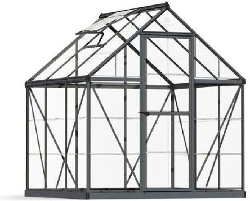 Canopia By Palram Drivhus Harmony 186 X 185 Cm grå 706776