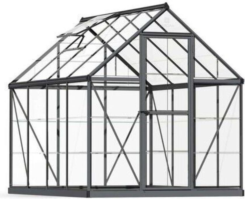 Canopia By Palram - Drivhus Harmony 287 X 185 Cm grå