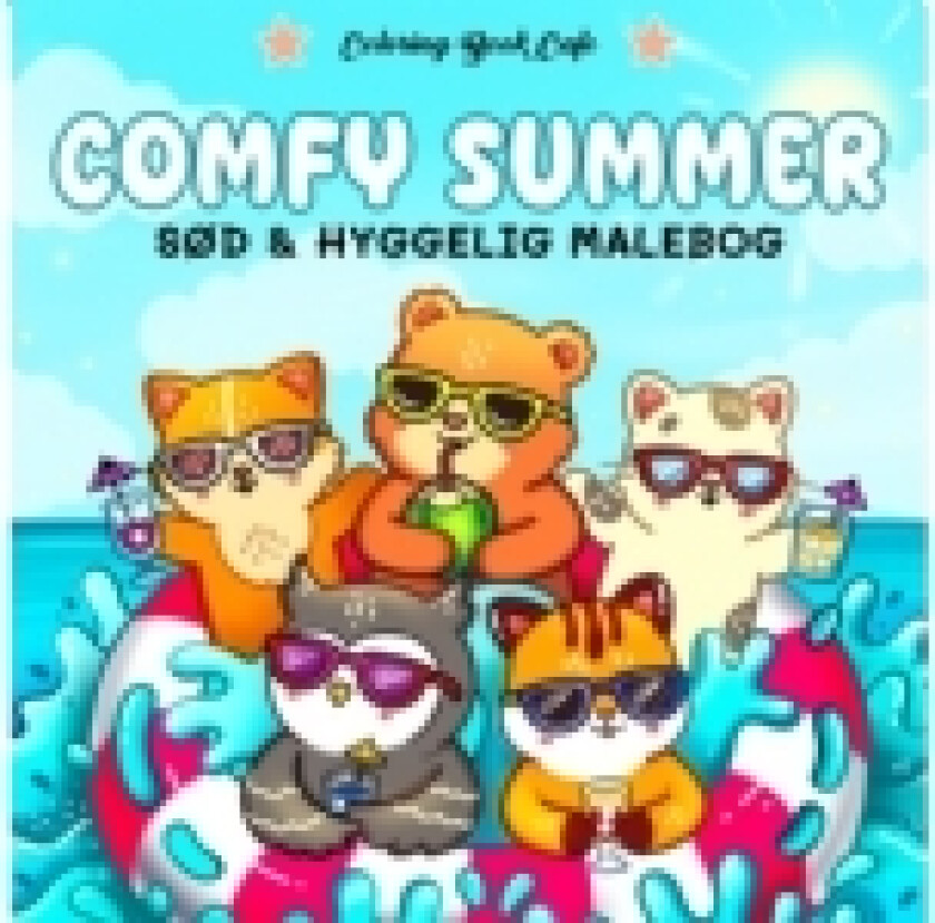 Malebog: Comfy Summer - Cozy Coloring | Coloring Book Cafe