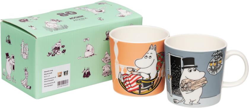 Mummimamma & Mummipappa mummikopp 2 deler 30 cl