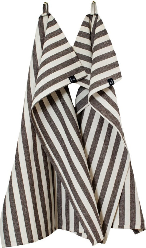 Bretagne kjøkkenhåndkle 50x70 cm 2-pakning Chocolate