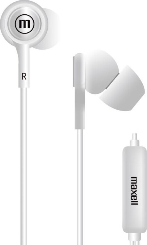 304011 In-Ear Hodetelefoner - 16 Ohm, 20 Hz-20 KHz - Hvit