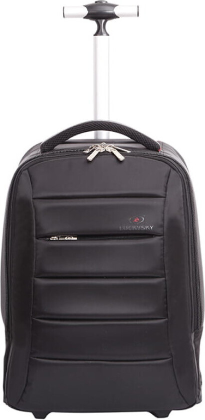 Lucksky City Roller Laptop Ryggsekk - 15,6" - Svart