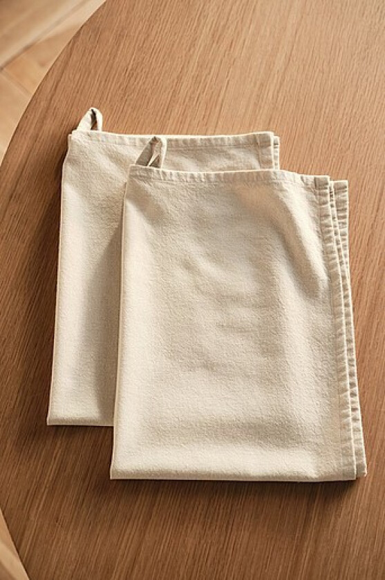 LINUS kjøkkenhåndkle linmiks 2-pakke