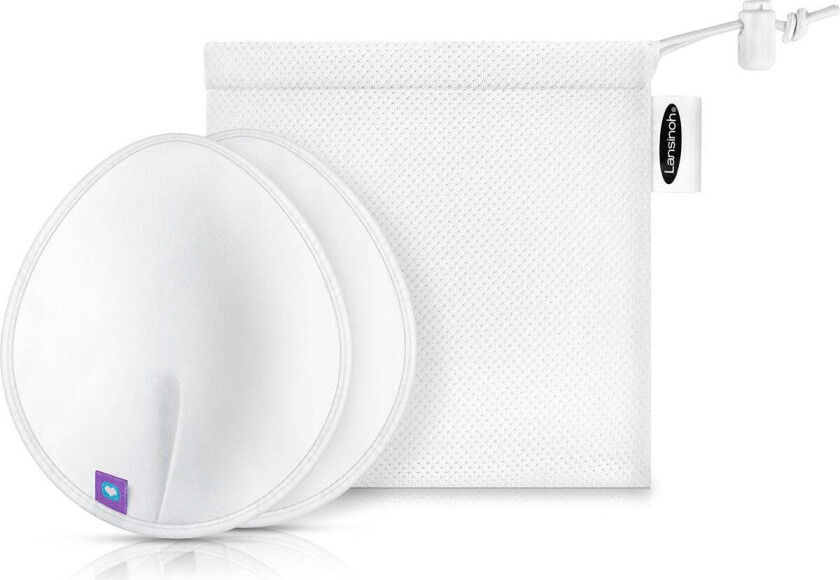 Vaskbare Ammeinnlegg 4 stk - Ammeinnlegg - Bambus,Bomull