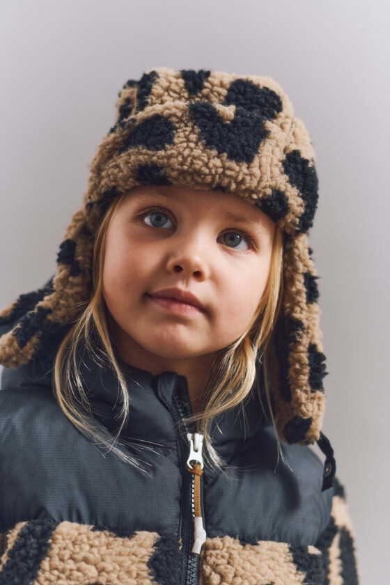 Bravo Fleece-lue, Mega Leo/Oat Mix, 1-2 år - Luer - Polyester