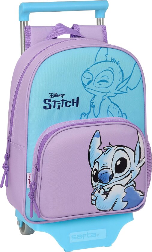 Disney Lilo & Stitch Liten Koffert 10L, Blå/Lilla - Kofferter - Polyester,Plast