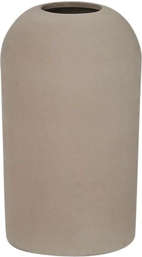Dome vase grey engobe, medium