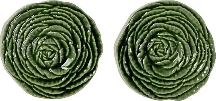 Bilde av Bordbrikke 10x10x0,5 cm 2 stk grønnsak