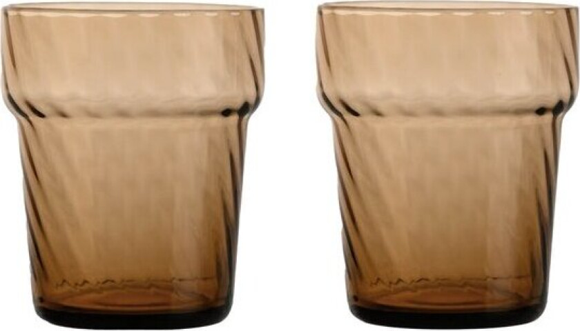 Opacity vannglass 30 cl 2 stk brun