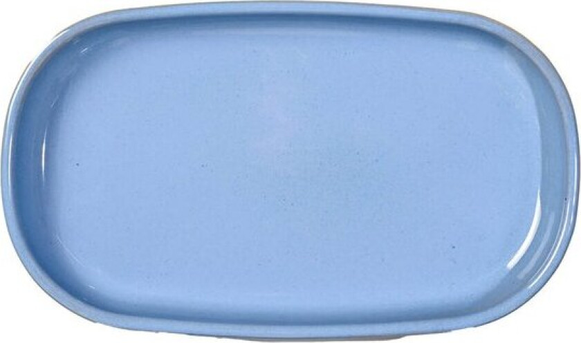 Porto serveringsfat 30x18x3,5 cm lys blå