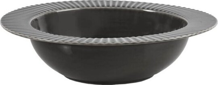 Coffee & More dyp tallerken 22 cm grå