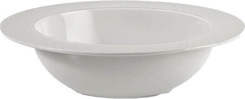 Coffee & More dyp tallerken 22 cm hvit