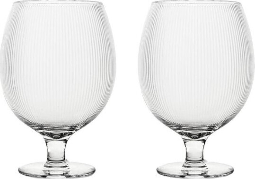 Blanka ølglass 50 cl 2 stk klar