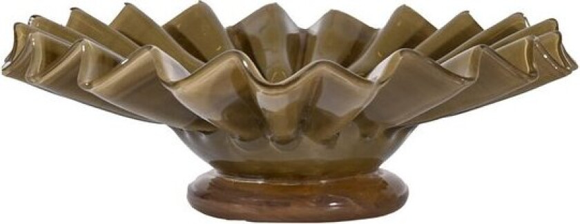 Bilde av Lori skål 18 cm grønn/beige