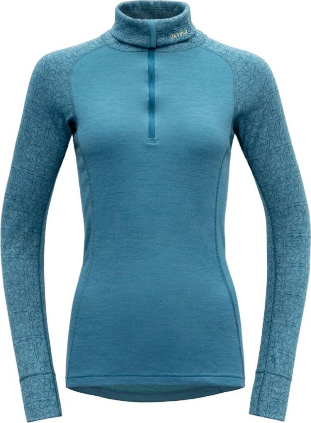 Duo Active Merino 205 Zip Neck Dame Moon XL