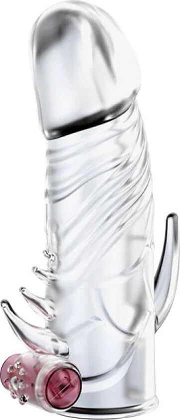 Baile: Magic, Stretchable Penis Sleeve with Vibrator, 13 cm