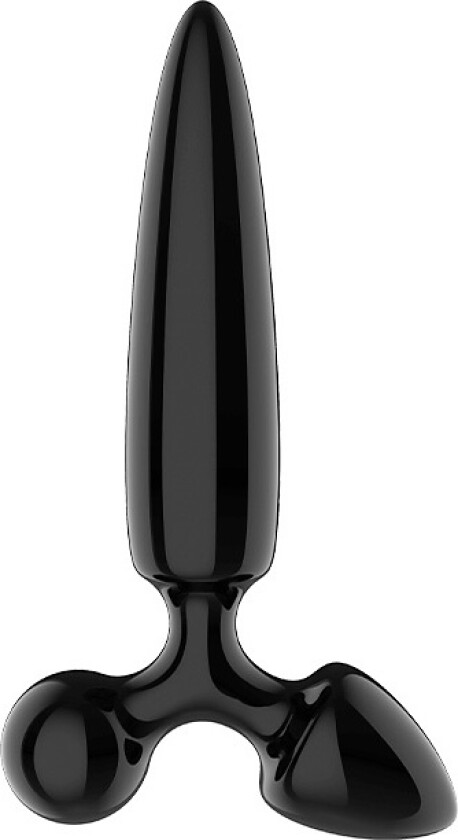 Satisfyer: Triple Crystal 1, Glass Dildo, svart