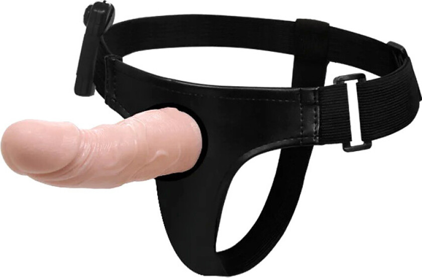 Baile: Ultra Passionate Harness, Hollow Vibrating Strap-on