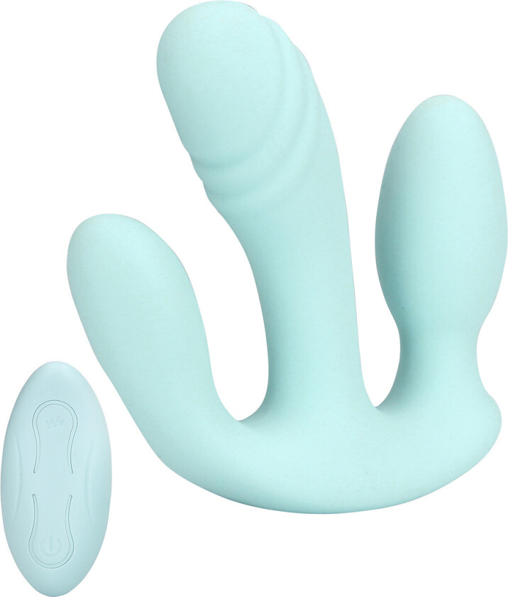 Loveline: Three-In-One Liquid Silicone Vibrator
