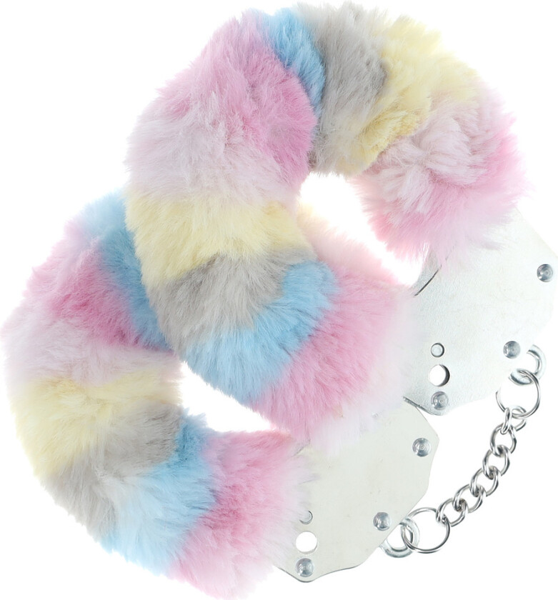 Ouch!: Heavy-duty Fluffy Handcuffs, multicolor