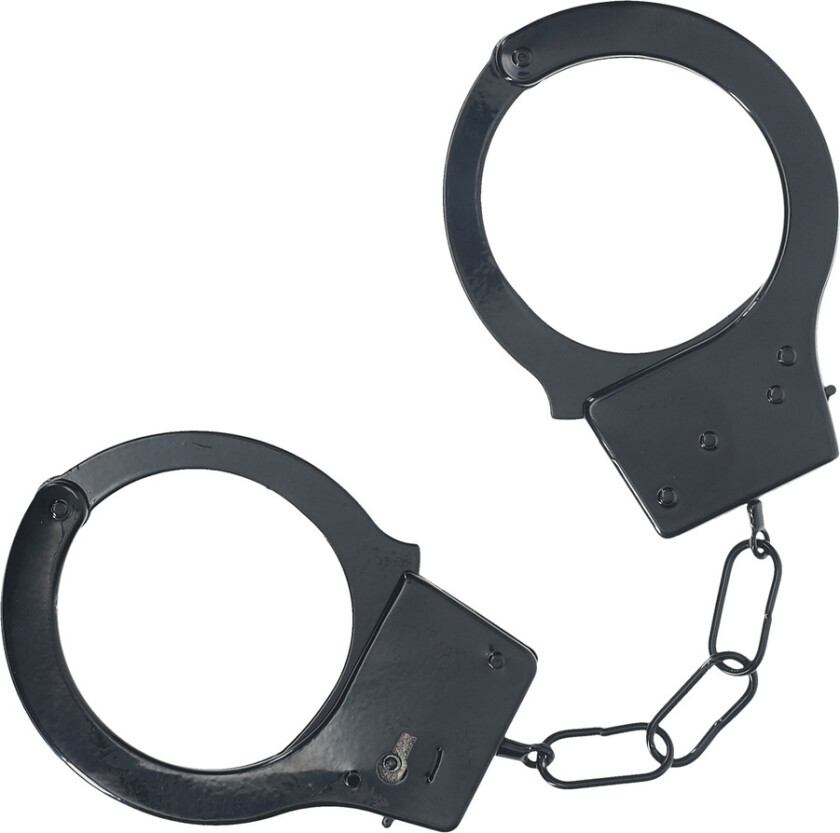 Ouch!: Classic Metal Handcuffs, svart
