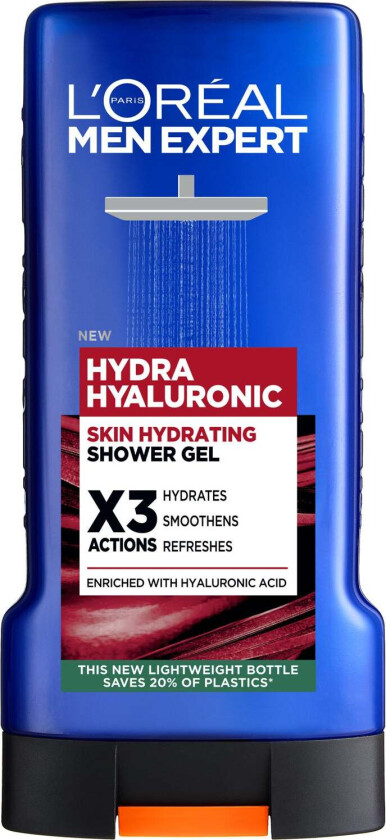 Men Expert Hydra Hyaluronic Shower Gel For Normal Skin - 300 ml