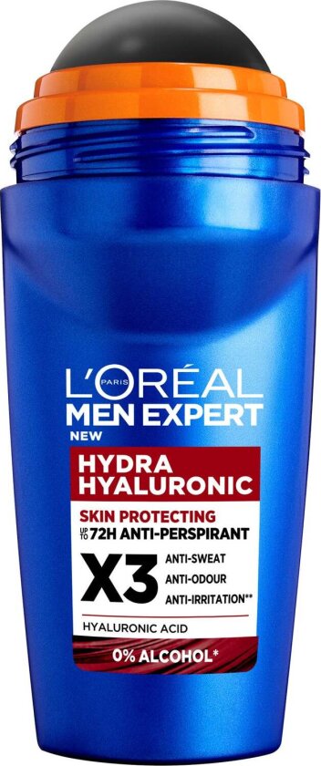 Men Expert Hydra Hyaluronic Deodorant Roll On For Normal Skin - 50 ml