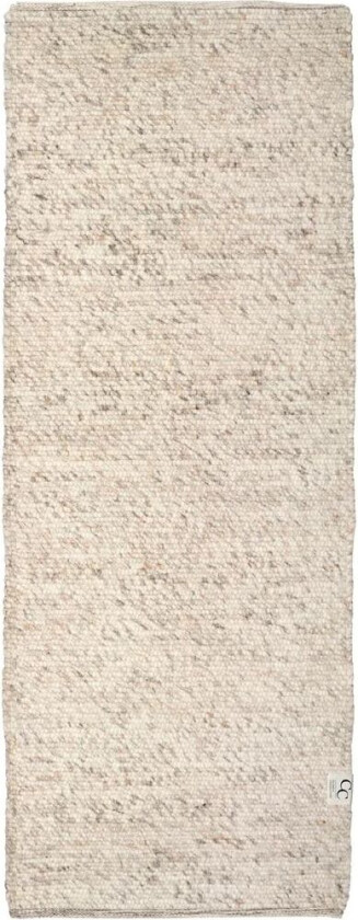 Bilde av Merino ullteppe 80x250 cm Naturbeige