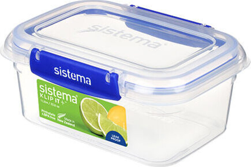 Oppbevaringboks Klip It + Rectangle 1 L - 1 Liter