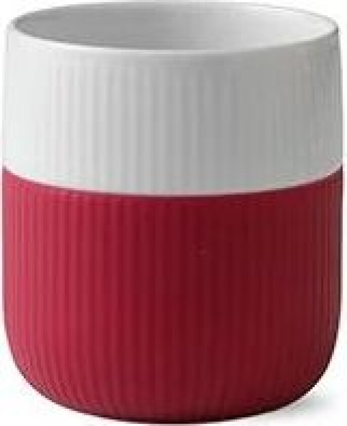Fluted Contrast krus raspberry (rosa)