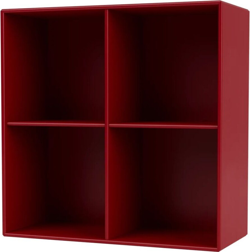 SHOW hylle 69,6x69,6 cm, opphengsskinne 165 Beetrot