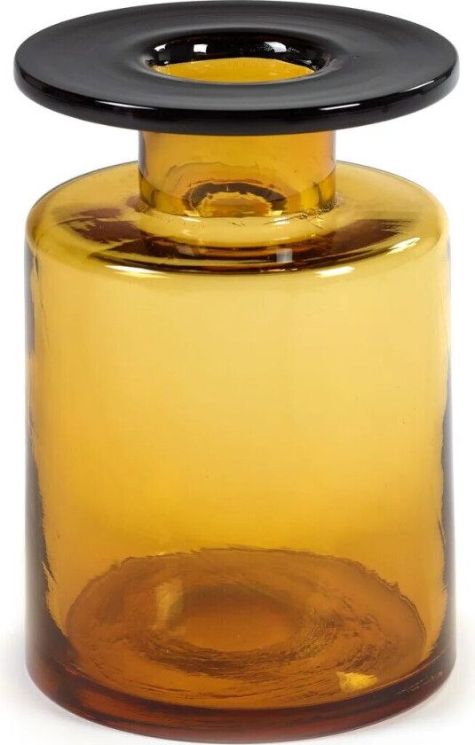 Wind & Fire vase 27 cm Amber-black